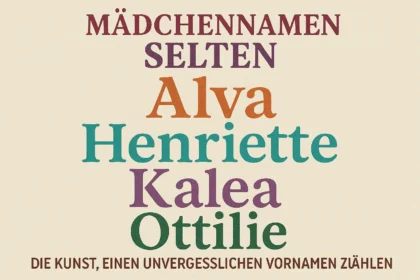 Mädchennamen selten