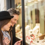 Geschäft mit Schmuck