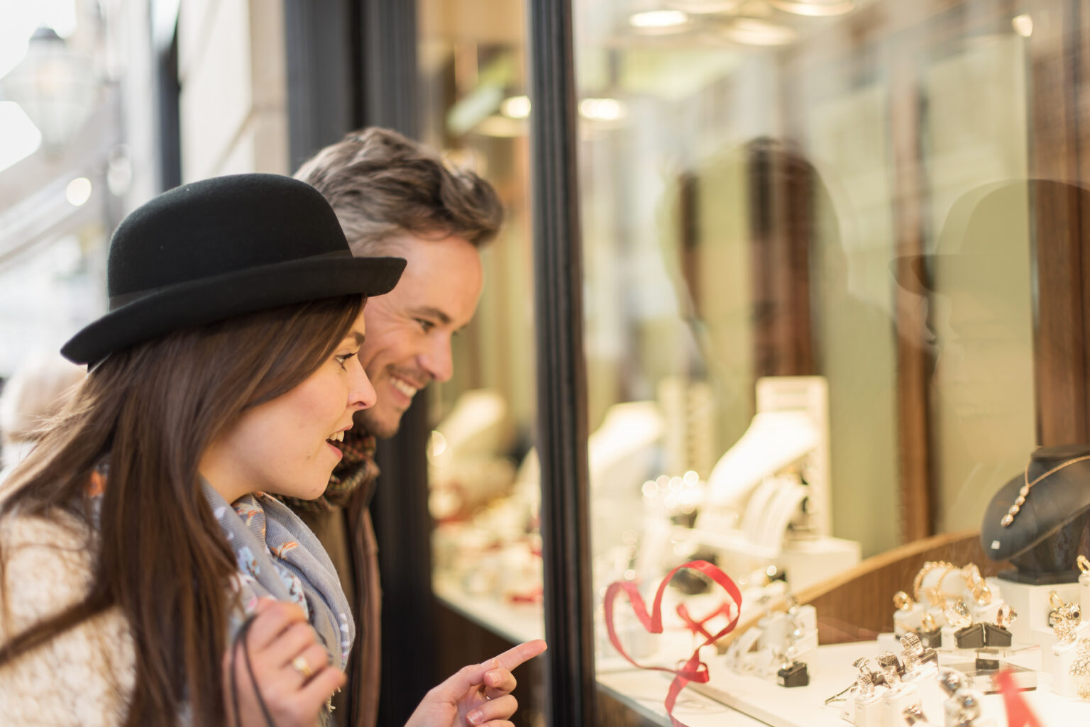 Geschäft mit Schmuck Geschäft mit Schmuck