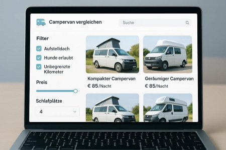 Intelligente Lösungen für erschwingliche Campervan-Miete